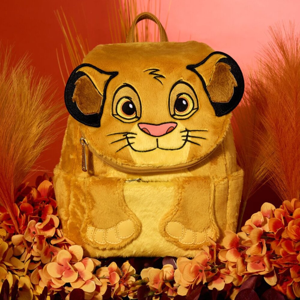 Loungefly The Lion King - 30th Anniversary Simba Plush Backpack